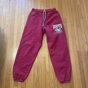 Roots x OVO Red Sweatpants | Women’s Medium
